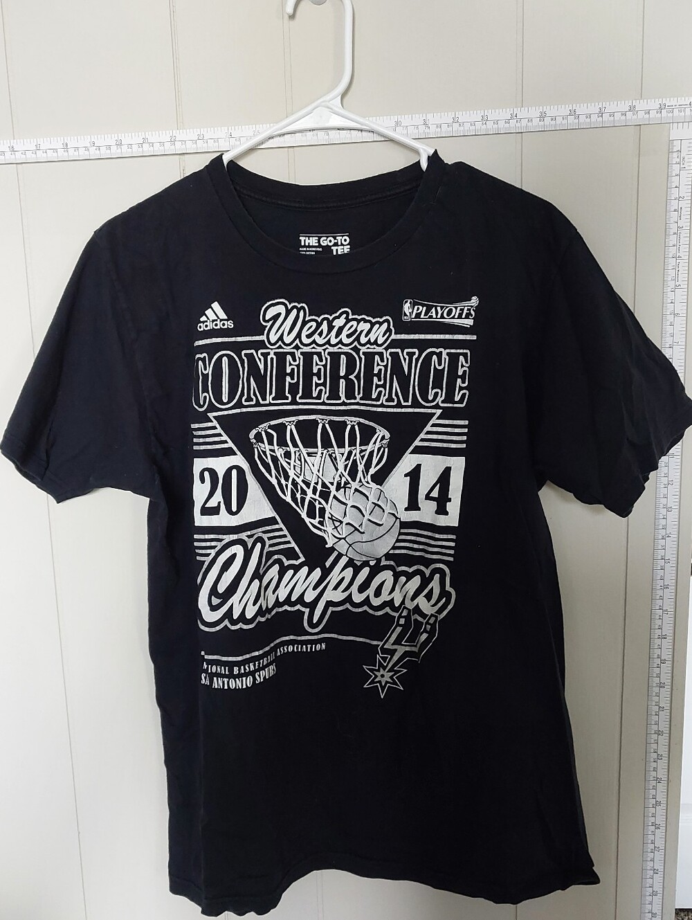 Spurs Western Conference Champions 2014 Adidas Size L